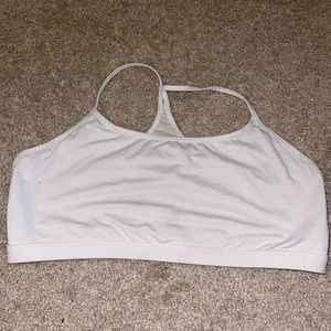 Fabletics XXL white sports bra